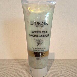 D'OR24K Prestige Green Tea Facial Scrub Revitalizin Clarifyin Paraben-Free 120ml